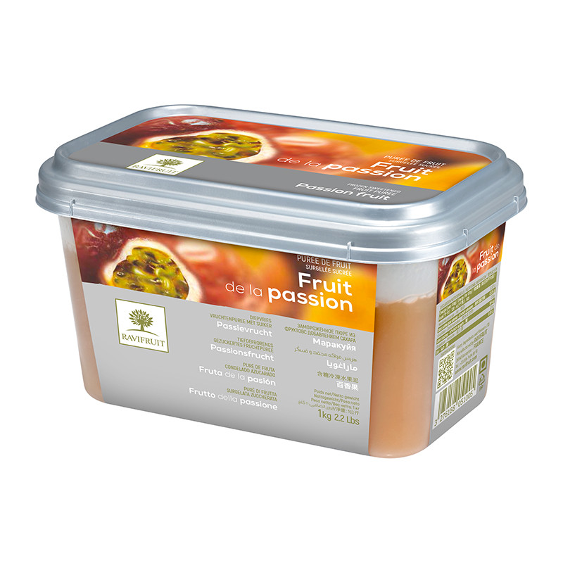 Purée de fruit de la passion surgelée Ravifruit 1 kg - Labo & Gato