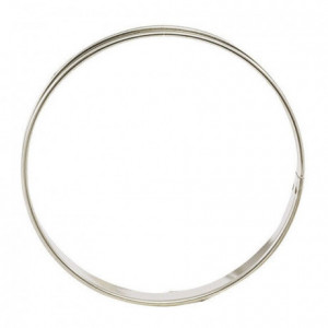 Stainless steel tart ring Ø 70 mm H 27 mm (6 pcs)