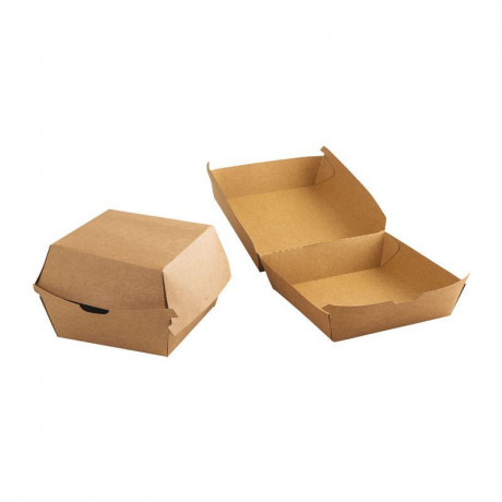 Large Kraft Premium Burger Boxes, 46% OFF