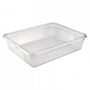 Gastronorm container Cristal + GN 2/1 650 x 530 x 150 mm