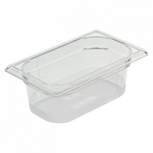 Gastronorm container Cristal + GN 1/9 176 x 108 x 65 mm