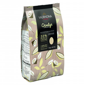 Opalys 33% chocolat blanc de couverture Création Gourmande fèves 3 kg