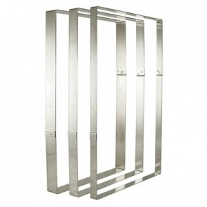 Heavy cake frame Mousse stainless steel GN1/1 496 x 290 x 45 mm