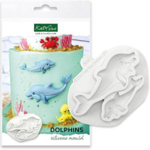 Moule silicone Katy Sue dauphins