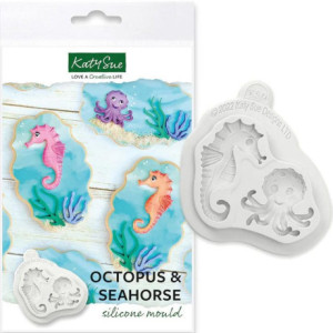 Katy Sue Octopus and Seahorse Silicone Mold