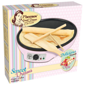 Bestron Crepe Maker Pink