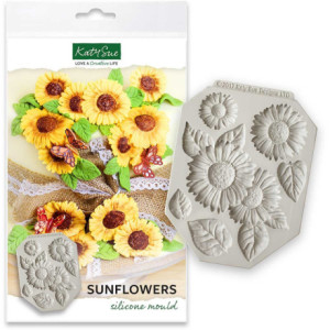 Katy Sue Sunflowers Silicone Mold