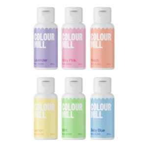 Colorant Colour Mill Oil Blend kit 6 couleurs Pastel