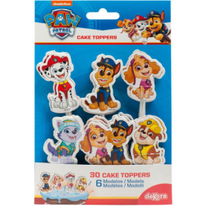 Dekora Paw Patrol Cake Toppers (Set of 30)