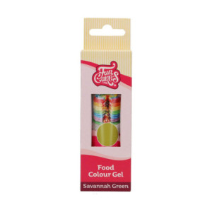 Colorant alimentaire en gel FunCakes Savannah Green 30 g