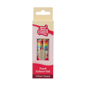 Colorant alimentaire en gel FunCakes Urban Taupe 30 g