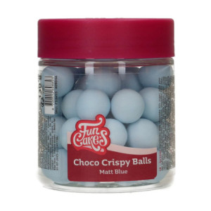 Boules croustillantes de chocolat FunCakes Matt Blue 130 g