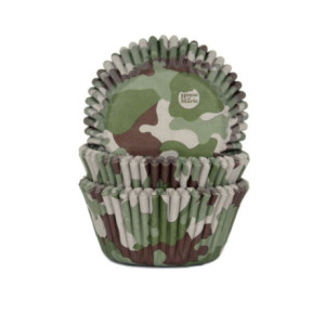 House of Marie Camouflage Baking Cups 50 pcs