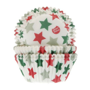 House of Marie Star Baking Cups 50 pcs