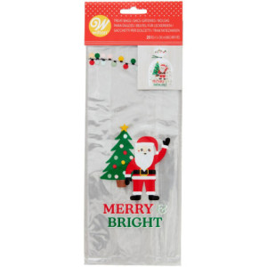 Wilton Santa Claus Treat Bags 20 Pieces