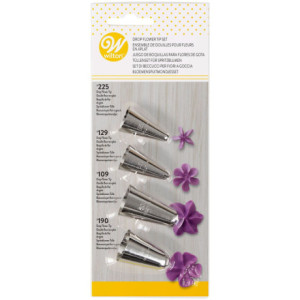 Wilton Tips 109, 129, 190, 225 (set of 4)