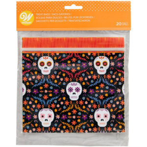 Wilton Day of the Dead Treat Bags 20 Pieces