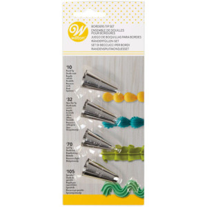 Wilton Border Tips 10, 32, 170, 105 (set of 4)