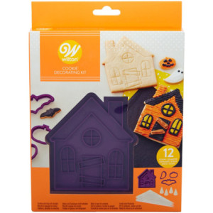 Kit de décoration pour biscuits Wilton maison hantée 12 pièces