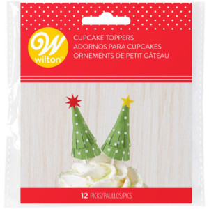 Wilton Christmas Tree Toppers 12 Pieces