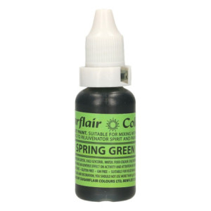 Colorant alimentaire liquide Sugarflair Spring Green 14 ml