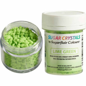 Sugarflair Sugar Crystals Lime Green 40 g