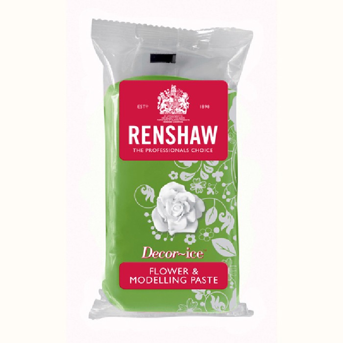 Renshaw - Pâte à fleurs Renshaw vert gazon 250 g