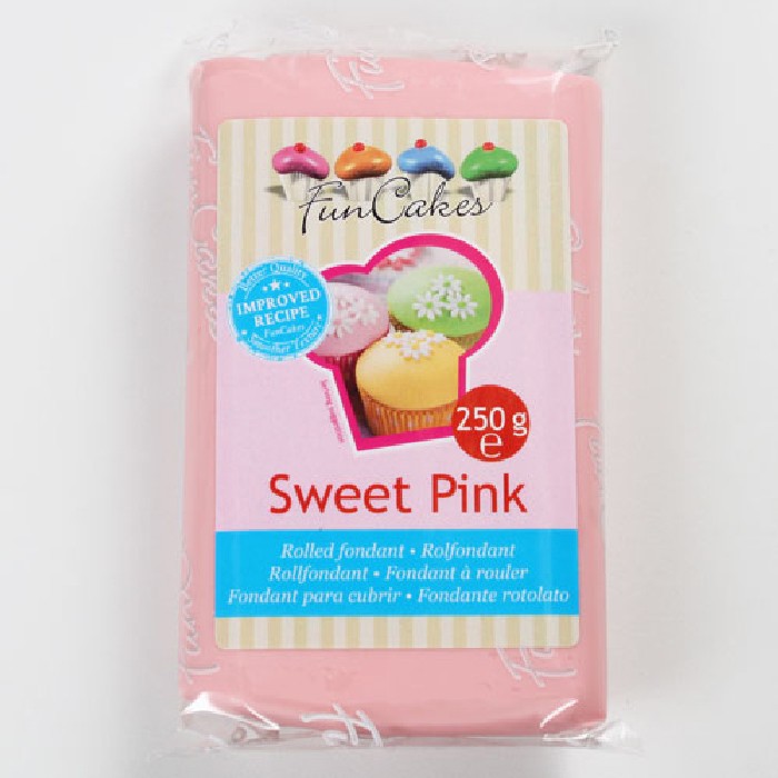 Fondant Funcakes color Hot Pink 250 gr
