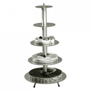 Round aluminium tray, Ø 265 mm for Cake stands