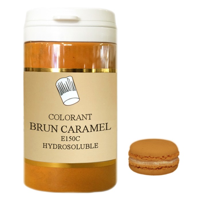 Colorant alimentaire brun caramel liquide hydrosoluble