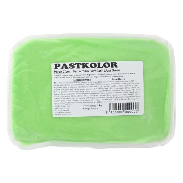 PastKolor - Pâte à sucre PastKolor rouge bordeaux 1 kg