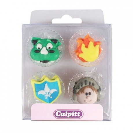 Culpitt Culpitt Sugar Decorations Dragon Knight Pk 12