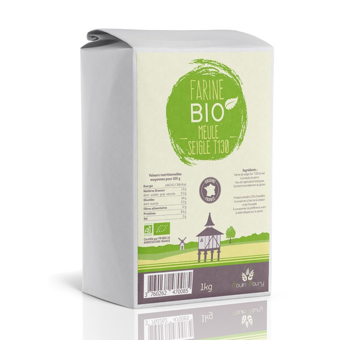 Farine De Seigle T130 BIO - 500g