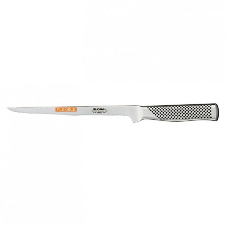 Global Flexible Swedish Filet Knife G-30, 8, Stainless Steel